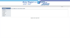 Desktop Screenshot of heinzwagnergmbh.de